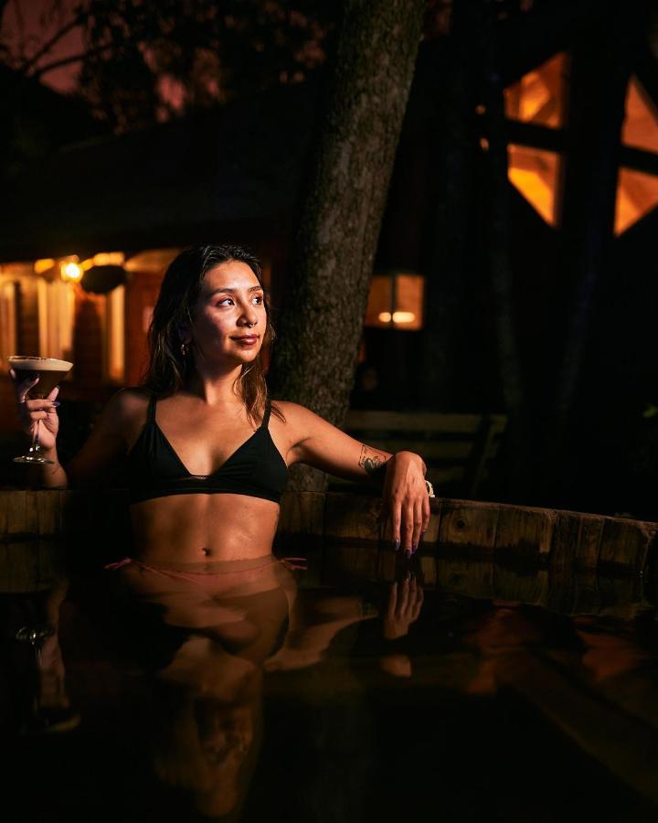 Hotel Y Cabanas Borde Andino ラス・トランカス エクステリア 写真