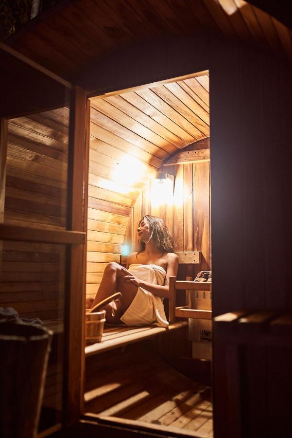 Hotel Y Cabanas Borde Andino ラス・トランカス エクステリア 写真